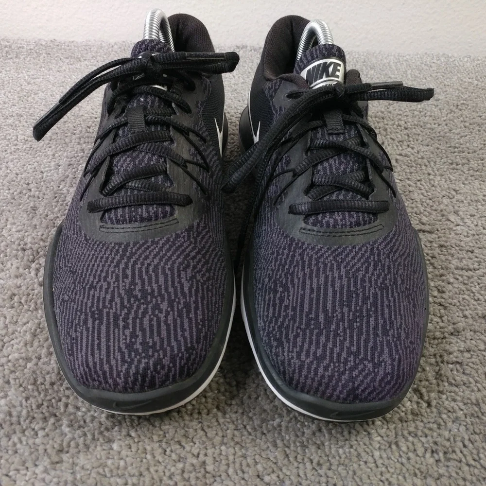 Nike Flex Supreme TR 6 Womens 9 Running Shoes Black Gray 909014-001 Sneaker